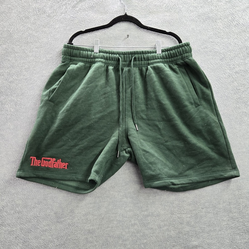 The Godfather X Shoe Palace Men Activewear Shorts XL Green Sweats The Don